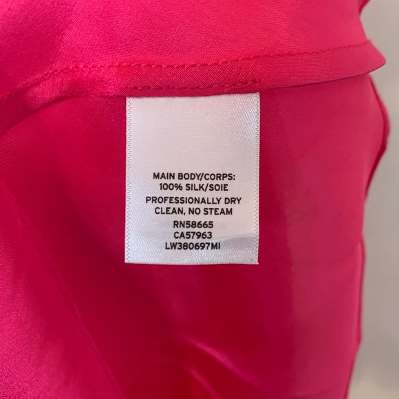 Lewit Pink Rouge Ruffle Silk Camisole - Picture 7 of 8